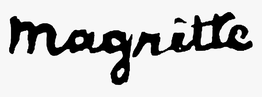 The Ongoing Mystery Of René Magritte - Magritte Signature, HD Png Download, Free Download