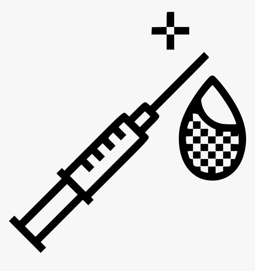 Injection Vaccine Drop Syringe - Icon, HD Png Download, Free Download