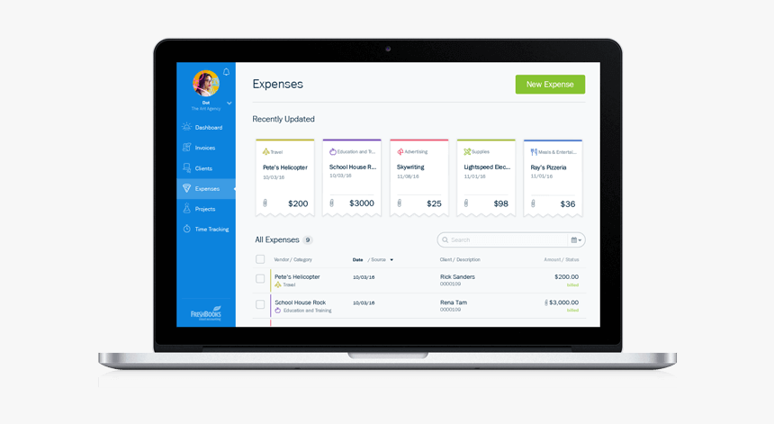 Organize Expenses Effortlessly - Freshbooks Ui, HD Png Download, Free Download