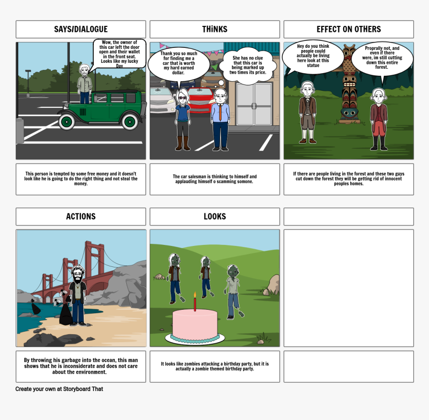 Fish in a Tree on StoryboardThat