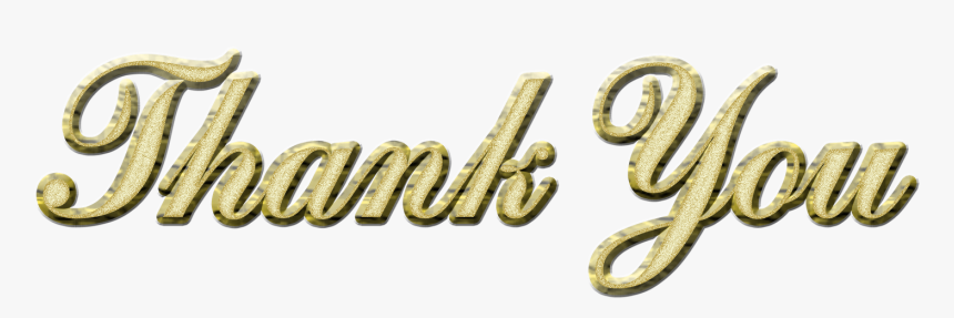 Thank You Png Images - Thank You Transparent Gold, Png Download, Free Download