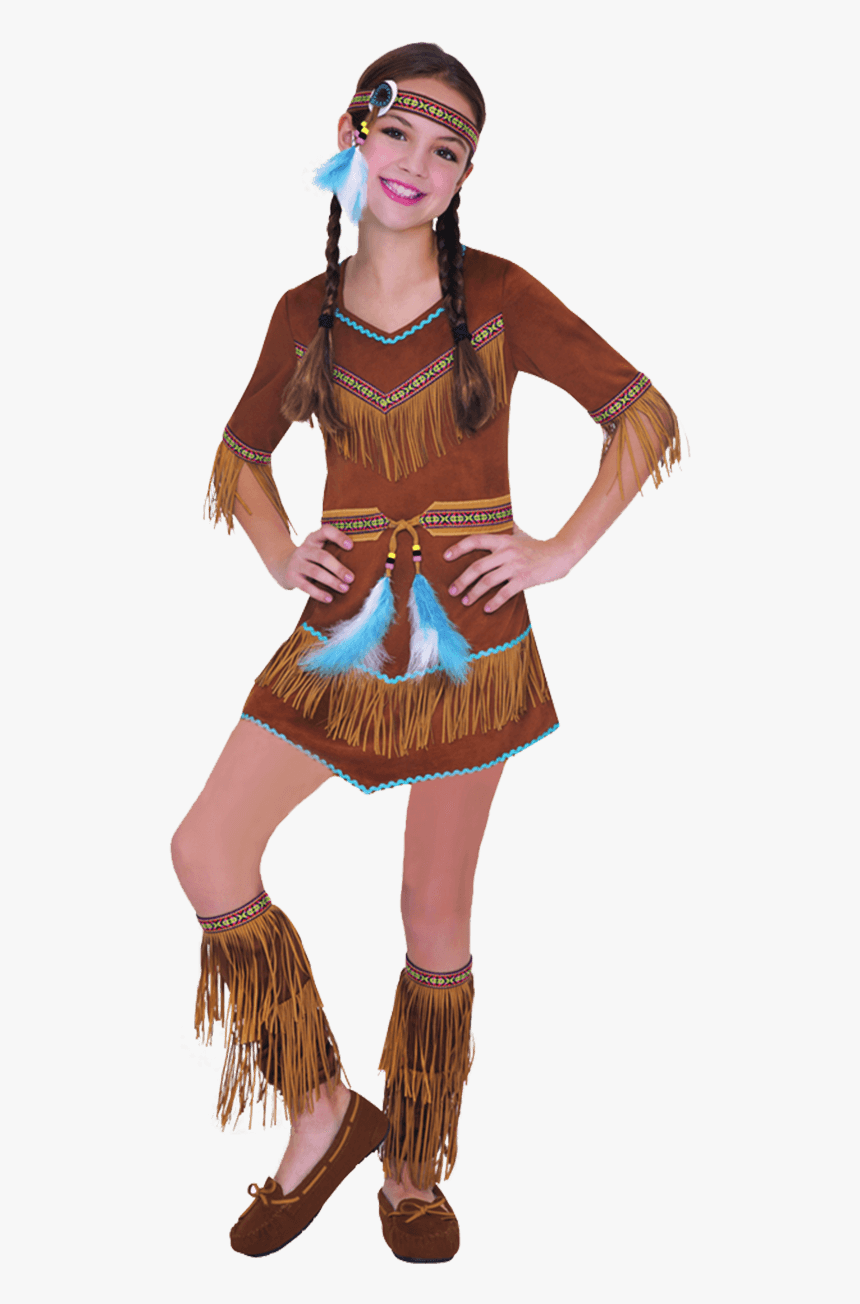 Red Indian Costume Girl, HD Png Download, Free Download