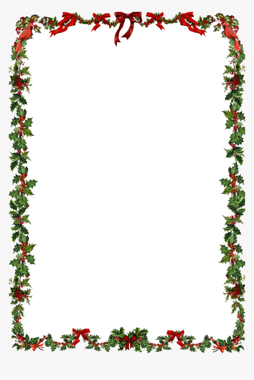 Free Christmas Clipart Borders Printable - Printable Templates