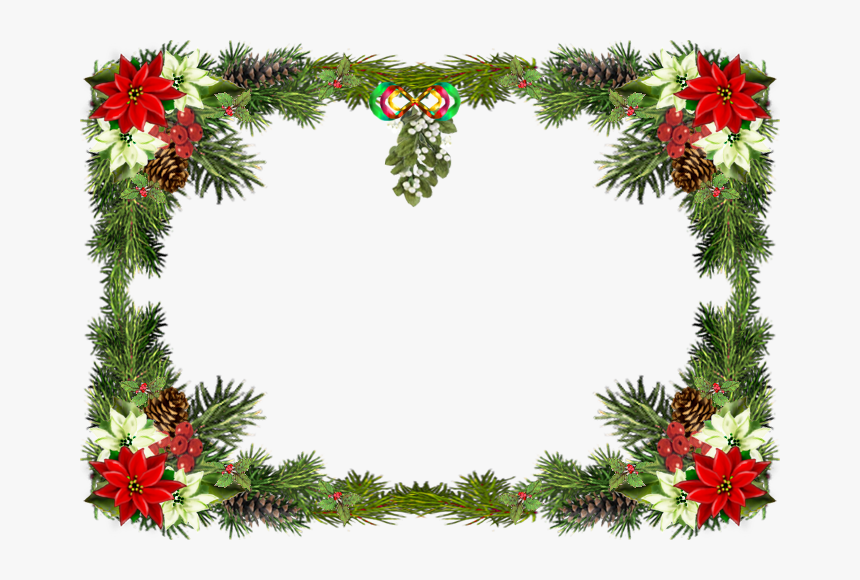 Christmas Card Frame Png, Transparent Png, Free Download