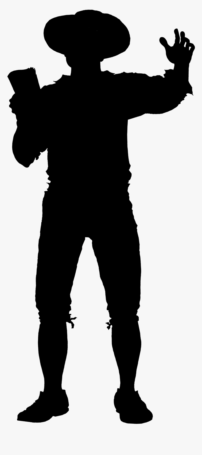 Farmer Silhouette Png, Transparent Png, Free Download