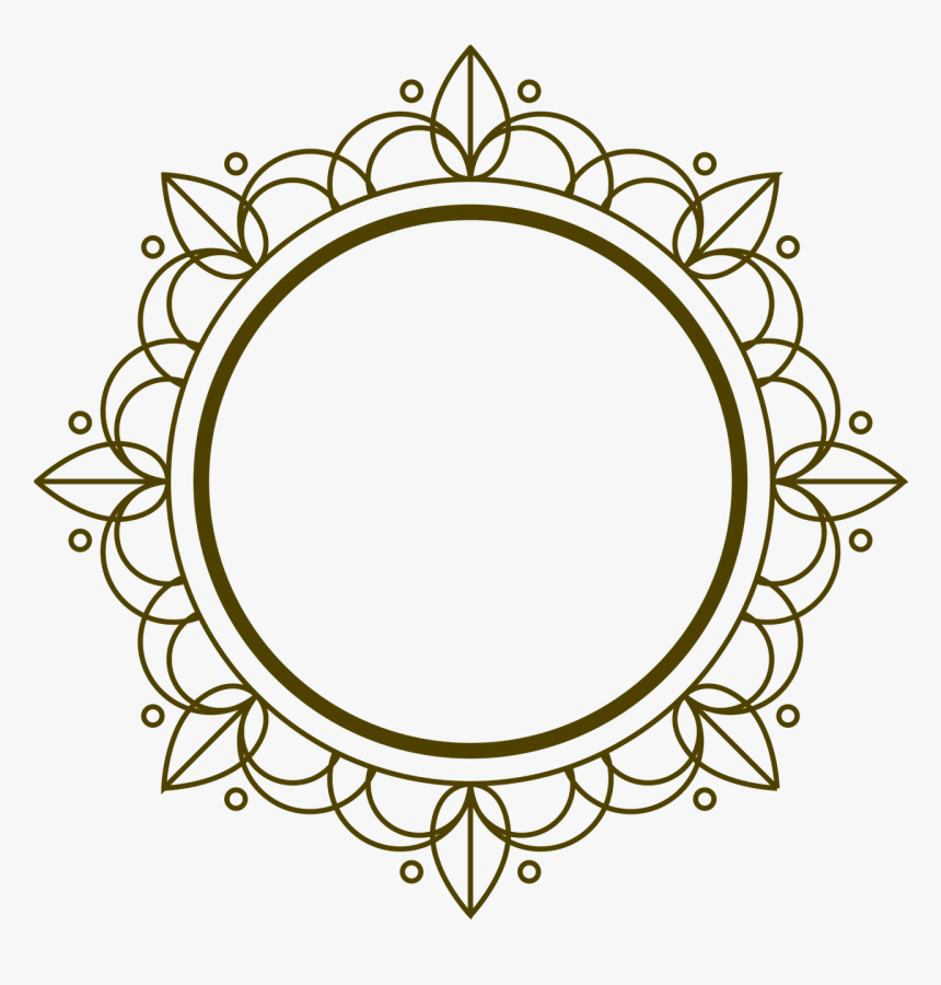 Transparent Vintage Swirl Png - Art Deco Circle, Png Download, Free Download