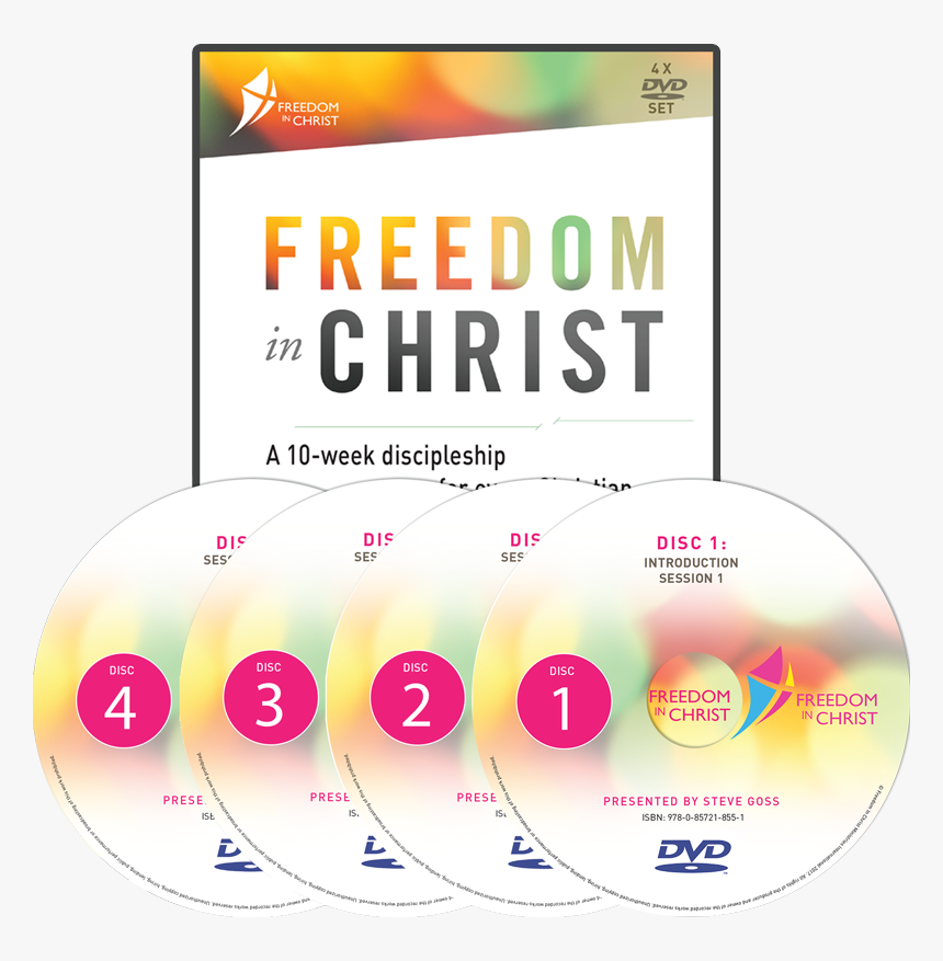 Freedom In Christ Course Dvd Teaching Set - Cd, HD Png Download, Free Download