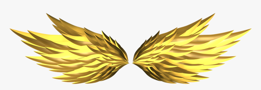 Wings, Gold, Fire, Flames, Mythological, Flame, Burn - Transparent Gold Fire, HD Png Download, Free Download