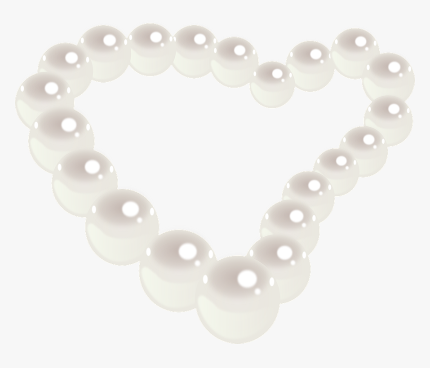 Pearl Necklace, Heart, Jewel, Jewelery, Pearls - Pearl Clip Art, HD Png Download, Free Download