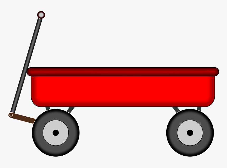 Red Wagon Clip Arts - Wagon Clip Art, HD Png Download, Free Download