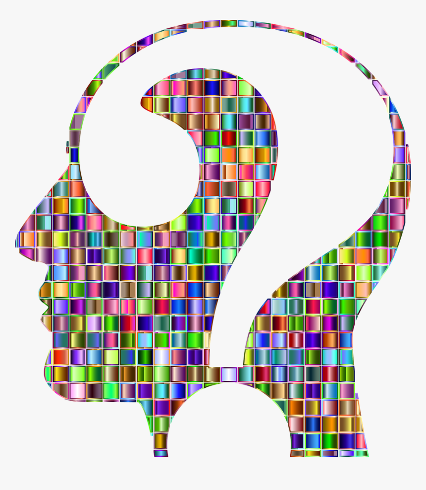 Area,tartan,line - Transparent Rainbow Question Mark, HD Png Download, Free Download