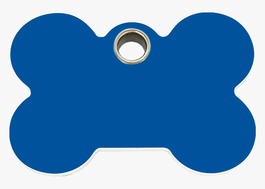 Dark Blue Bone Plastic Pet Tag - Blue Bone Dog Tag, HD Png Download, Free Download