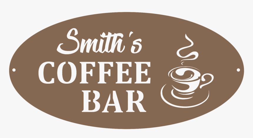 Custom Coffee Bar Sign"
 Class= - Graphic Design, HD Png Download, Free Download