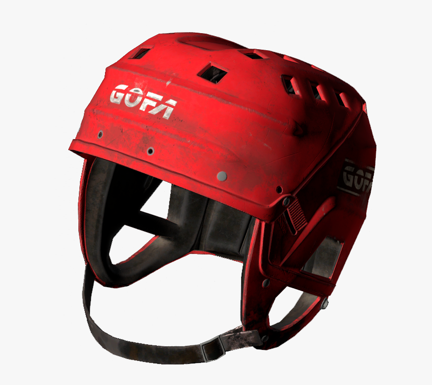 Hockey Helmet Red - Helmet, HD Png Download, Free Download