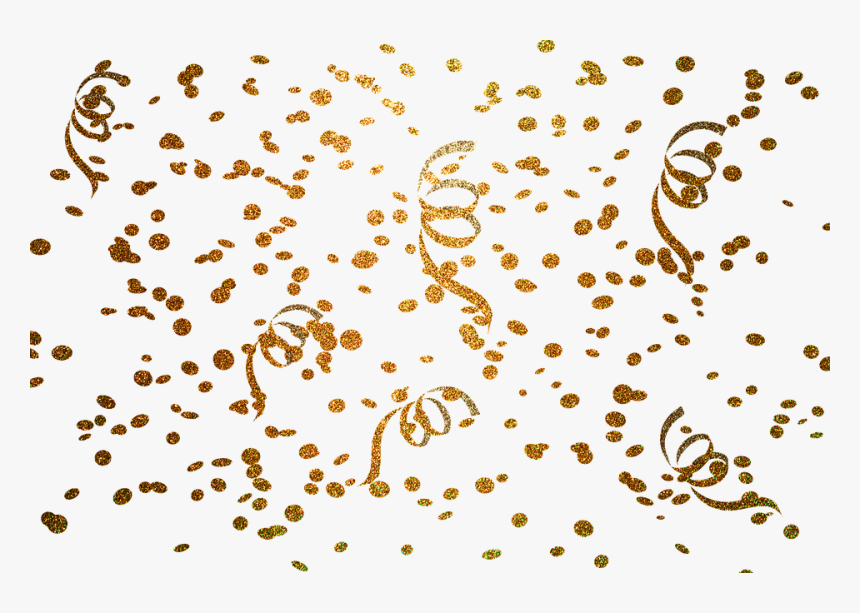 Gold, Confetti, Golden, Decoration, Glitter, Festive - Happy Birthday Angela, HD Png Download, Free Download