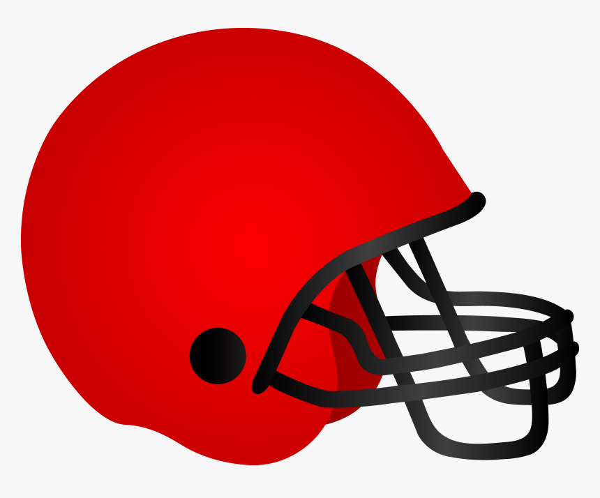 American Football Helmet Png Image - Red Football Helmet Clip Art, Transparent Png, Free Download