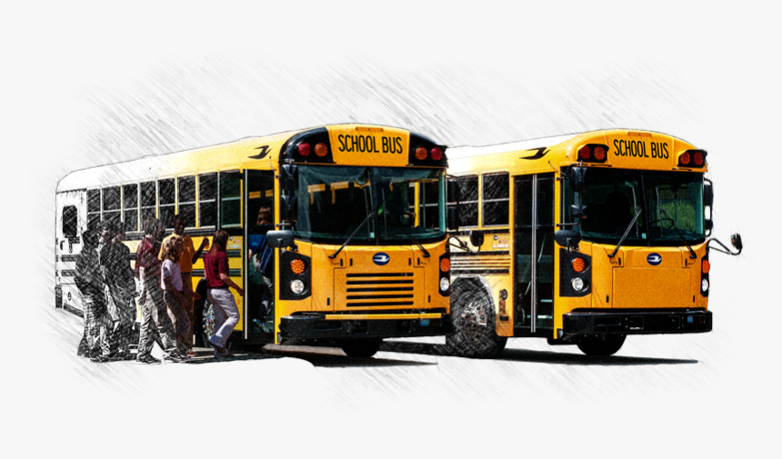 All American Bus - All American Bluebird Bus, HD Png Download, Free Download