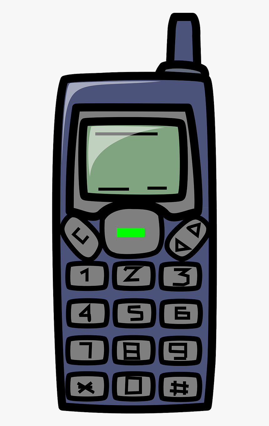 Old Cell Phone Png, Transparent Png, Free Download