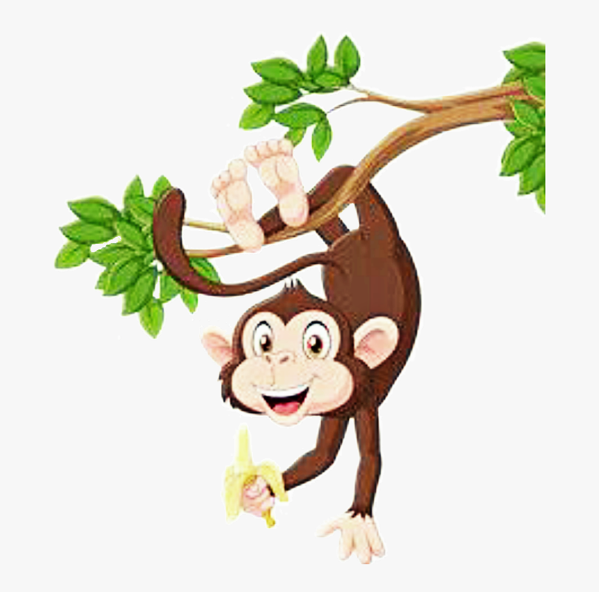 Transparent Macaco Png - Monkey On Tree Clipart, Png Download, Free Download