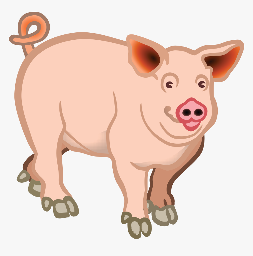 Transparent Pig Silhouette Png - Pig Clipart Png, Png Download, Free Download