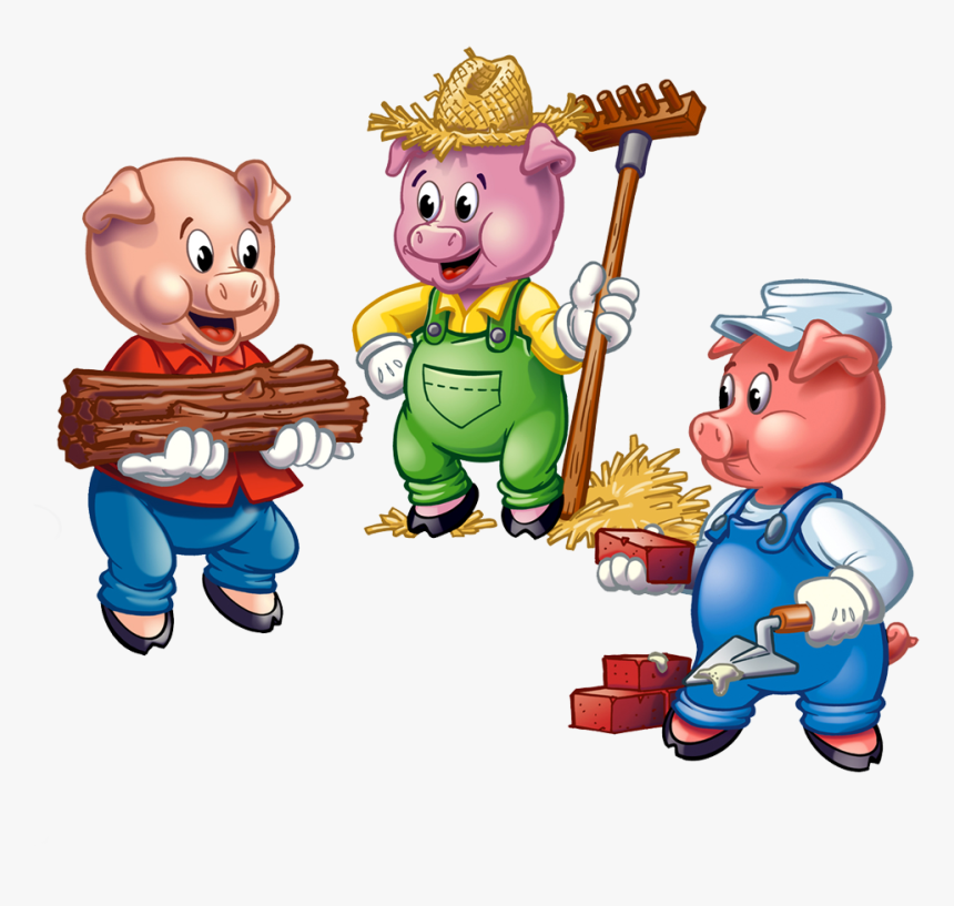 3 Little Pigs Clipart, HD Png Download, Free Download