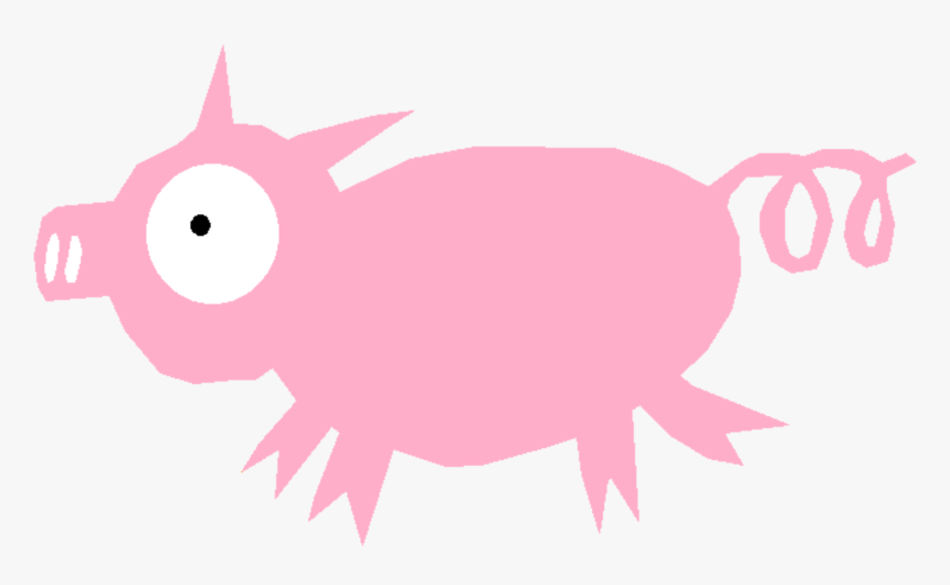 Livestock,carnivoran,pig - Pink Paint Splash Clipart, HD Png Download, Free Download