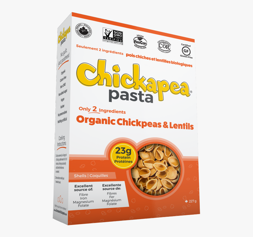 Organic Chickpea Pasta, HD Png Download, Free Download