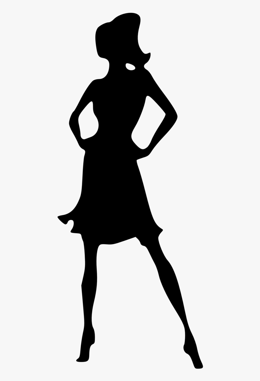 model a clipart black and white