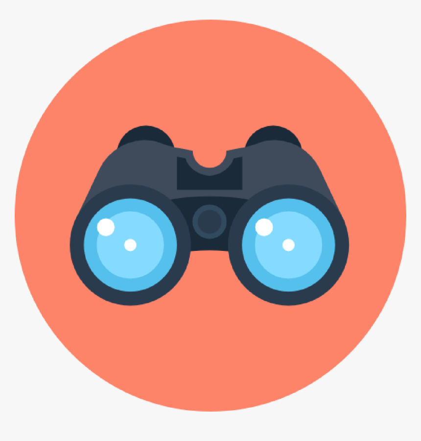 Binoculars Computer Icons Free Frame Clipart - Binoculars Icon, HD Png Download, Free Download