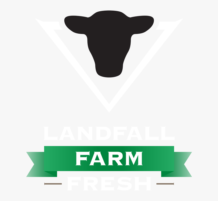 Landfall Farm Fresh Logo Rev V2 - Cattle, HD Png Download, Free Download