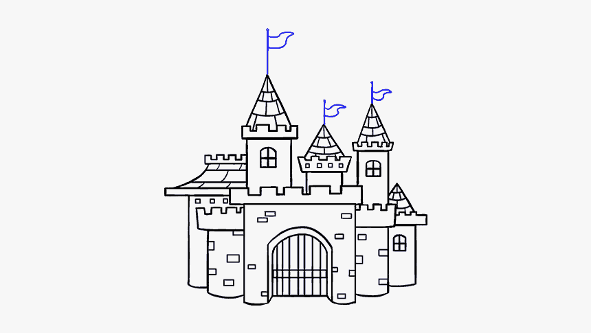 simple castle outline