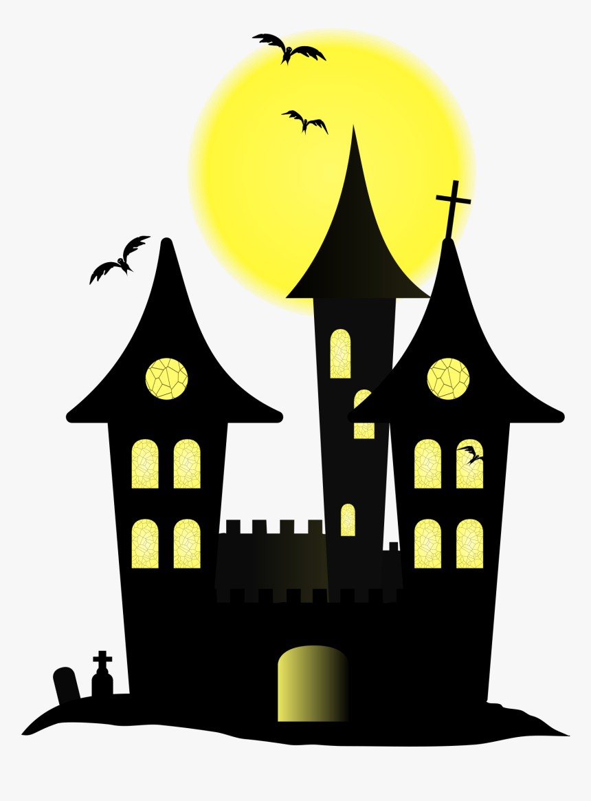 Halloween Castle Clip Arts - Halloween Castle Clipart, HD Png Download, Free Download