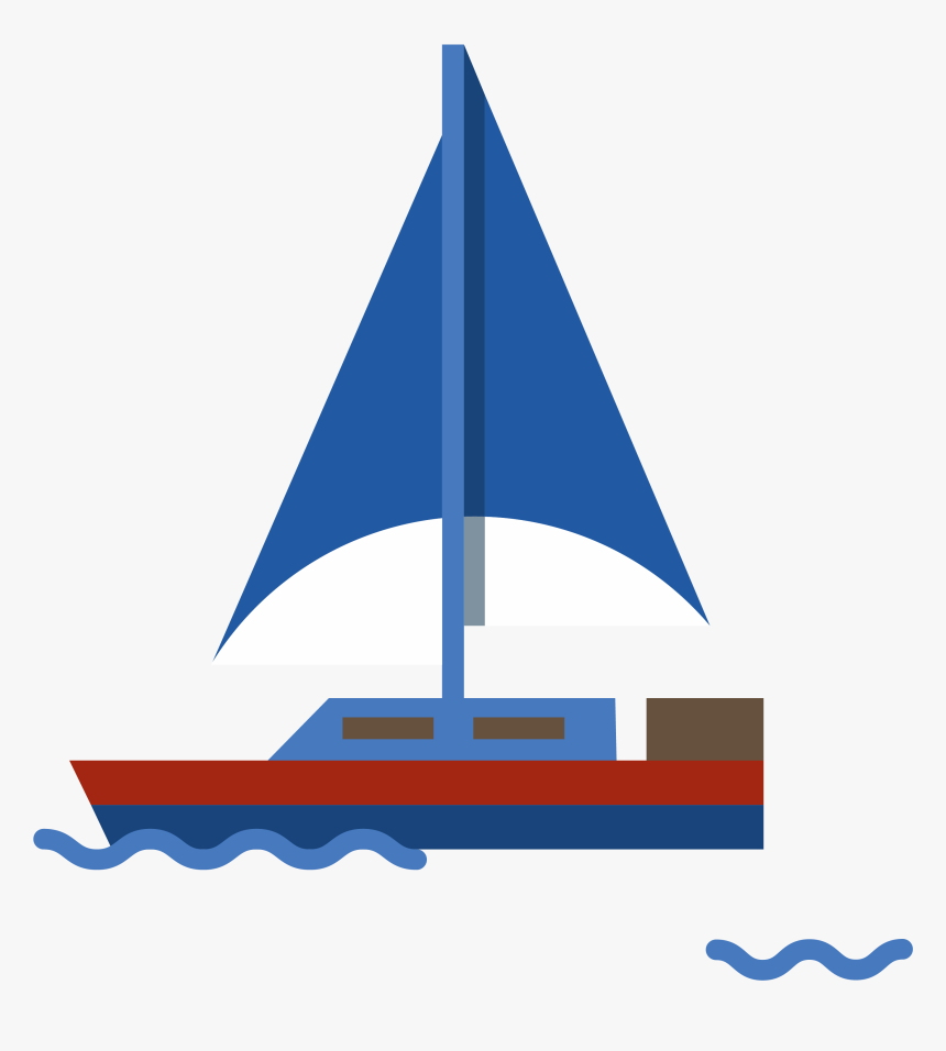 Ship At Sea Png Free - Sail, Transparent Png, Free Download