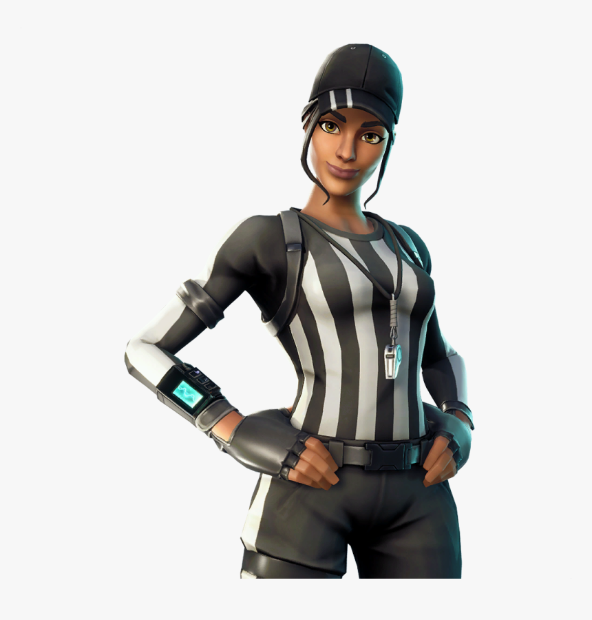 Referee Female - Fortnite Whistle Warrior Png, Transparent Png, Free Download