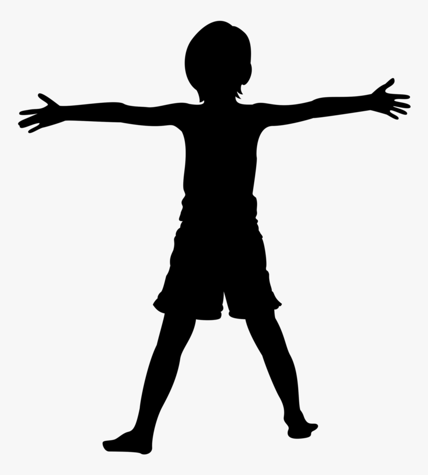 Clip Art Child At - Child Silhouette Clipart, HD Png Download, Free Download