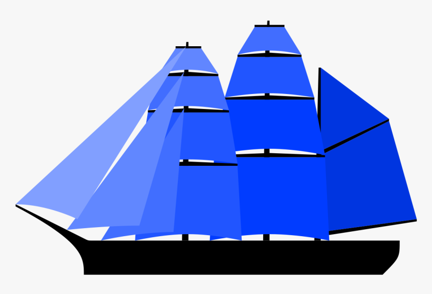 Sailing Vector Front Ship - Sail Svg, HD Png Download, Free Download