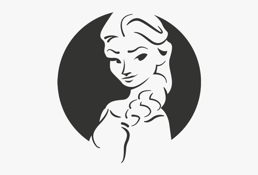 Printable Elsa Pumpkin Stencil