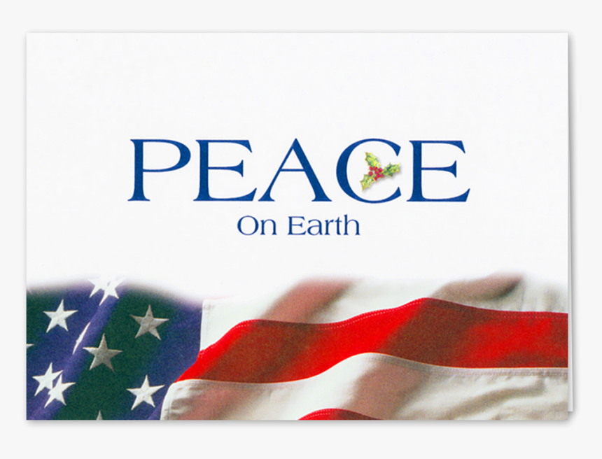 Picture Of Patriotic Peace On Earth Greeting Card - Peace On Memorial Day, HD Png Download, Free Download