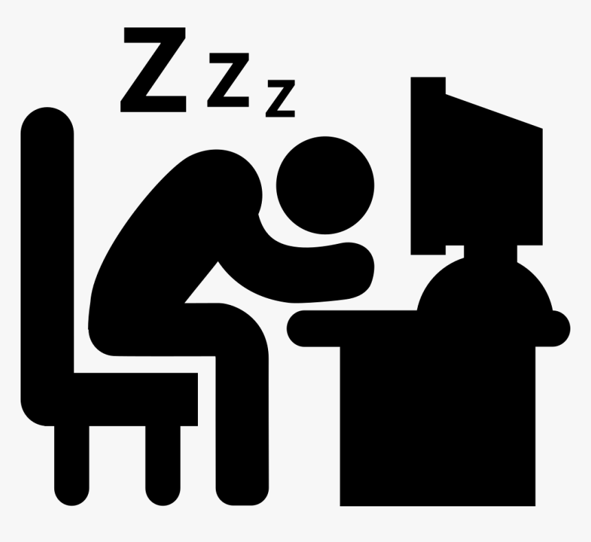 Office Worker Sleeping On His Desk At Job - Eat Sleep Dive Repeat, HD Png Download, Free Download
