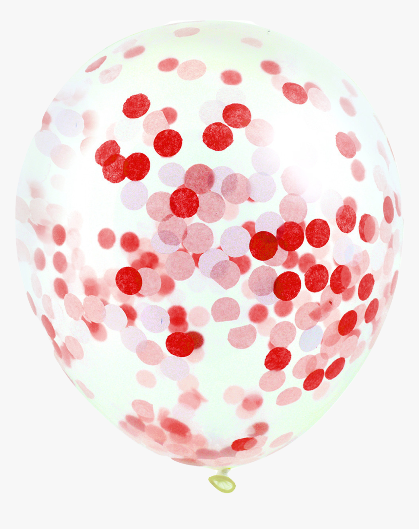 Load Image Into Gallery Viewer, Red Confetti Balloon - Red Confetti Balloons, HD Png Download, Free Download