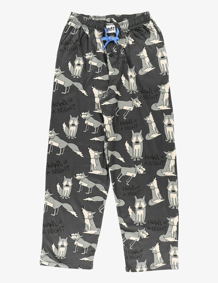 Womens Wolf Print Pajamas, HD Png Download, Free Download