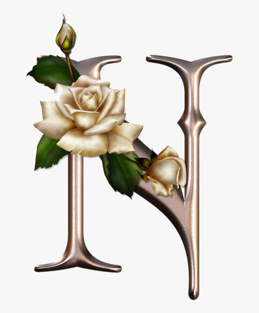 Rose Flower Alphabet N, HD Png Download, Free Download