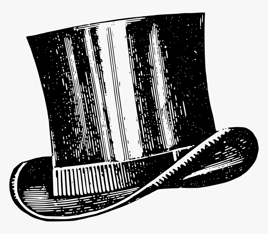 Vintage Top Hat Clip Art, HD Png Download, Free Download