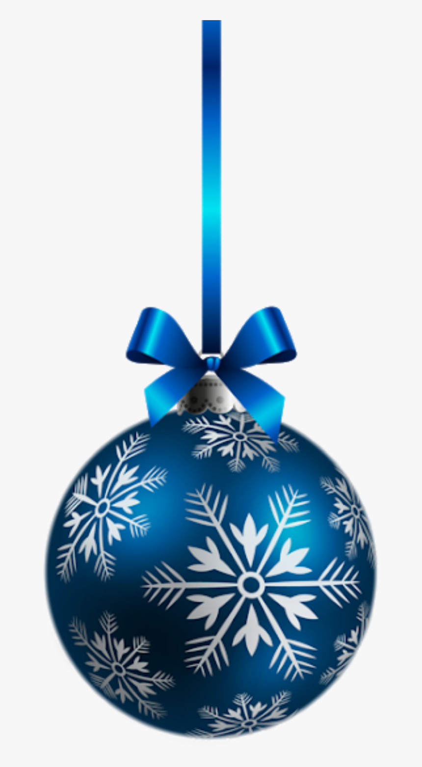 Christmas Ball Blue Png, Transparent Png - kindpng