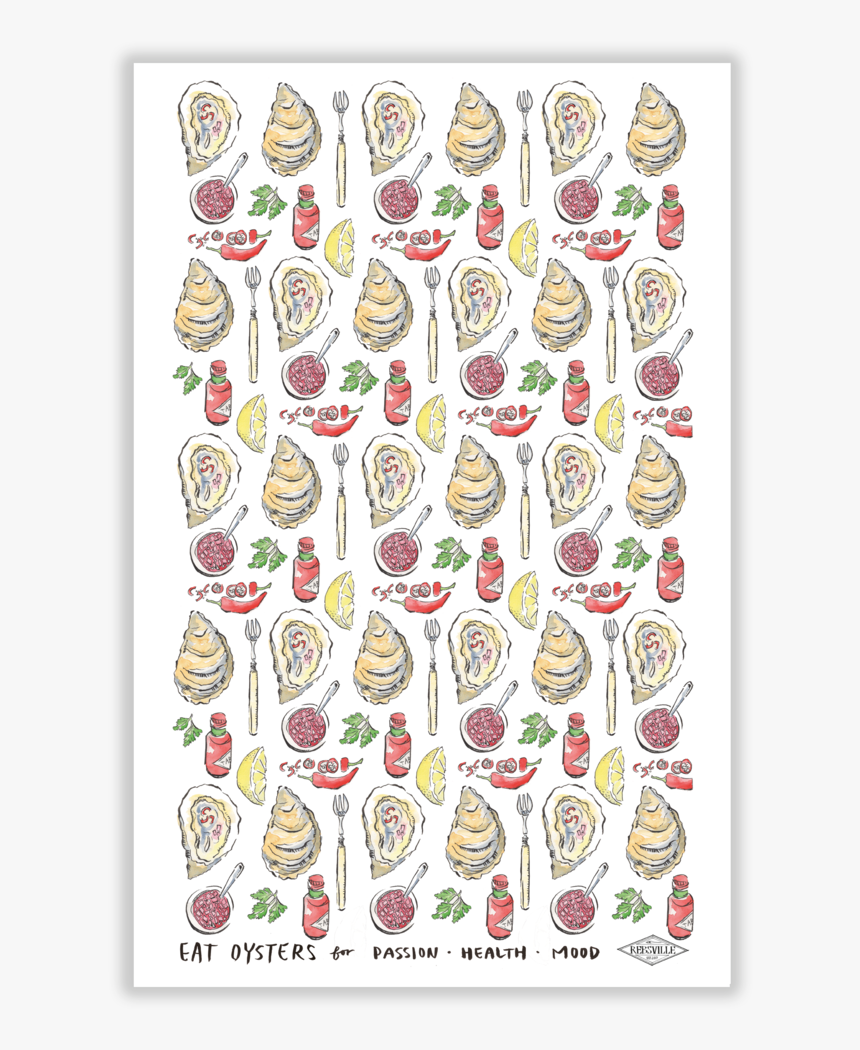 Rebsville Oysters Tea Towel Cutout - Illustration, HD Png Download, Free Download