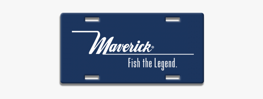 Maverick Aluminum License Plate - Graphics, HD Png Download, Free Download