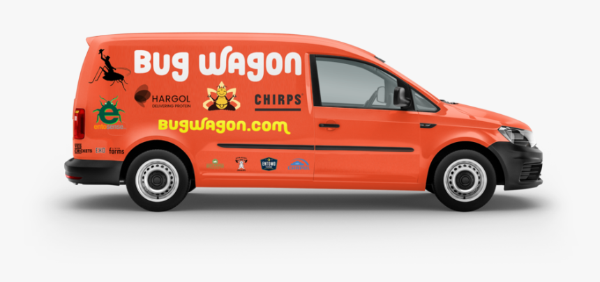 Indiegogo Hi Res Van With Logos 2500w - سيارة توزيع مواد غذائية, HD Png Download, Free Download