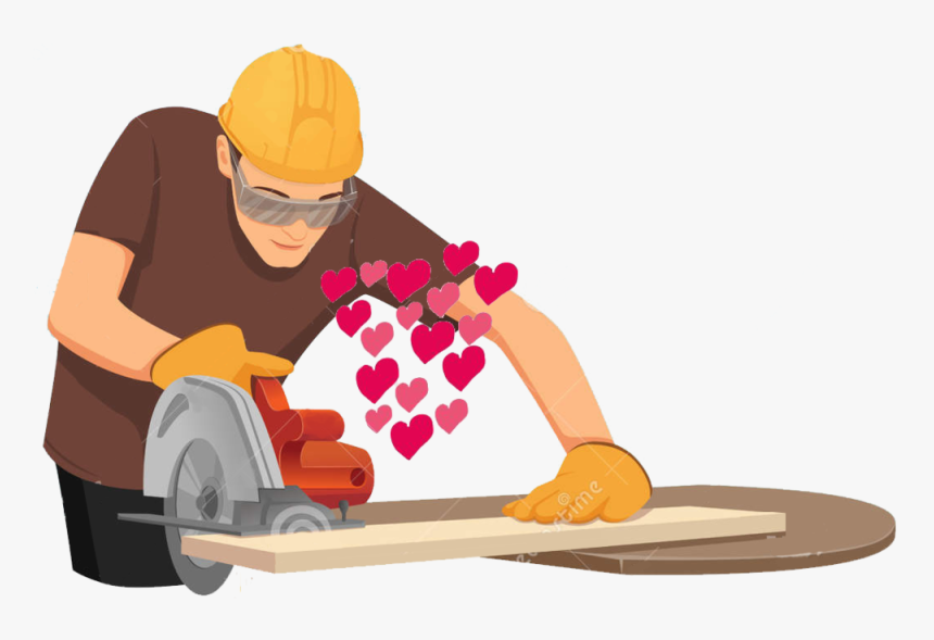 Man Clipart Carpenter - Clipart Man Carpenter, HD Png Download, Free Download