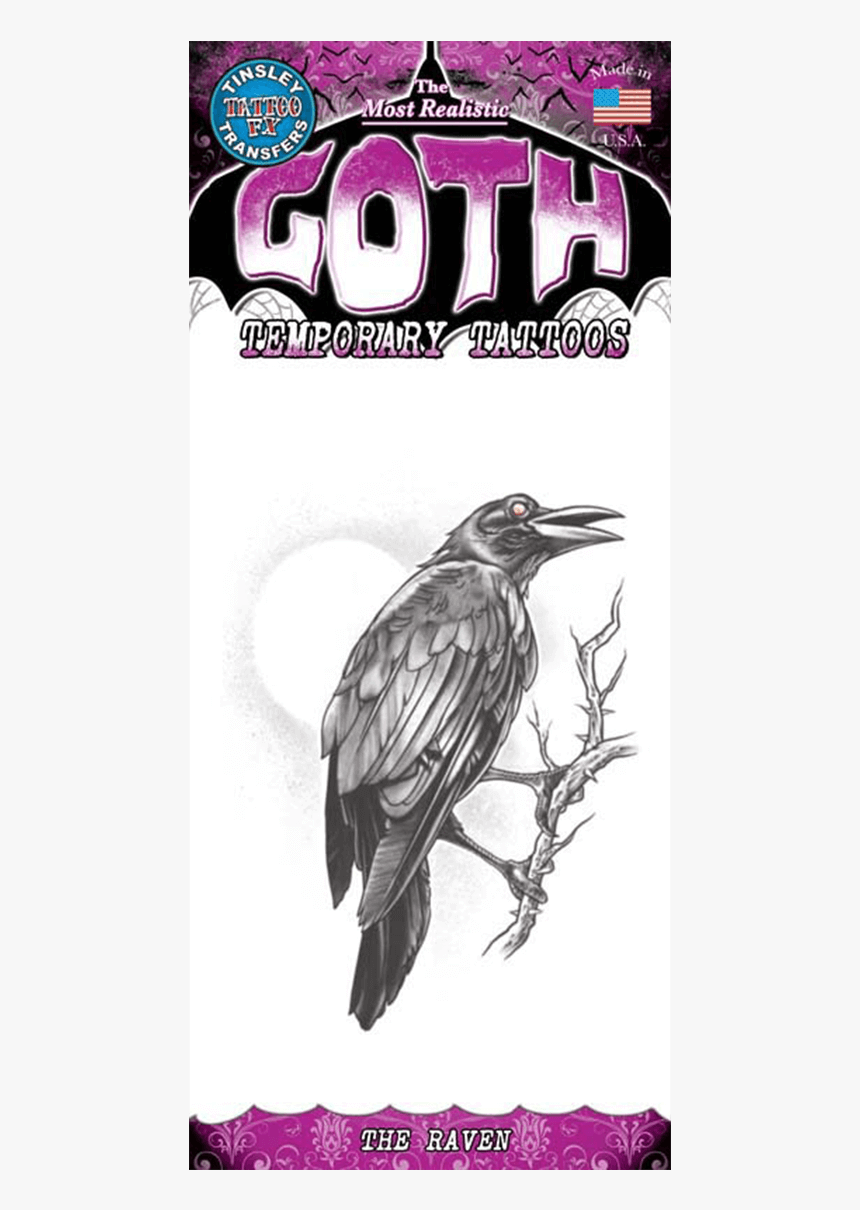 Tinsley Transfers Temporary Tattoos Goth, HD Png Download, Free Download