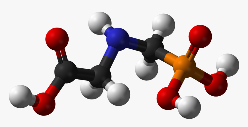 Glyphosate Molecular Model, HD Png Download, Free Download